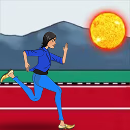 快乐酷跑（高清版）-蓝色妖姬跑步追日-快乐酷跑（高清版）-蓝色妖姬跑步追日v1.0安卓版APP下载
