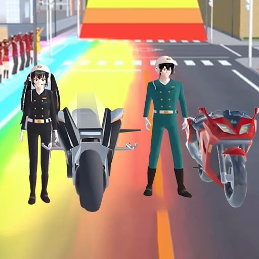 男神女神向前冲-樱花校园摩托车跑酷-男神女神向前冲-樱花校园摩托车跑酷v1.0安卓版APP下载