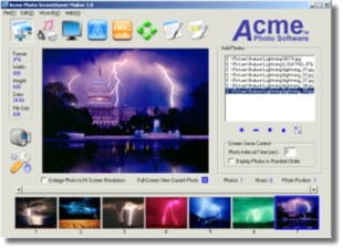 Acme Photo ScreenSaver Maker v1.92截图 Acme Photo ScreenSaver Maker v1.92-Acme Photo ScreenSaver Maker v1.92免费下载