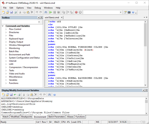 JP Software CMDebug(编程处理调试器) v28.00.14-JP Software CMDebug(编程处理调试器) v28.00.14免费下载