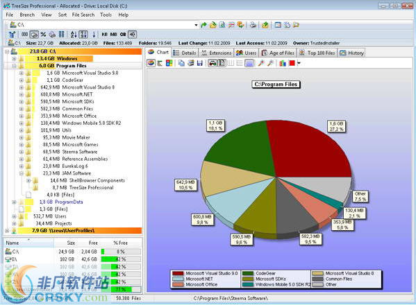 TreeSizeFree v4.4.2.516截图 TreeSizeFree v4.4.2.516-TreeSizeFree v4.4.2.516免费下载