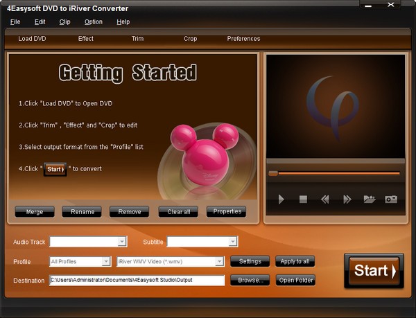 4Easysoft DVD to iRiver Converter(DVD视频转换工具) v3.2.22-4Easysoft DVD to iRiver Converter(DVD视频转换工具) v3.2.22免费下载