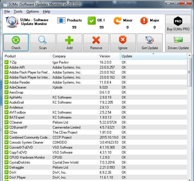 SUMo Pro软件检测更新 v5.17.8.540截图 SUMo Pro软件检测更新 v5.17.8.540-SUMo Pro软件检测更新 v5.17.8.540免费下载