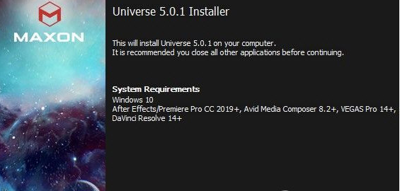 Universe5(AE/PR视频转场插件) v1.82-Universe5(AE/PR视频转场插件) v1.82免费下载