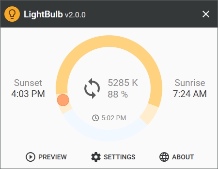LightBulb(屏幕伽马值自动调整) v2.6-LightBulb(屏幕伽马值自动调整) v2.6免费下载
