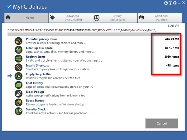系统优化清理工具MyPC Utilities v7.1.0.5截图 系统优化清理工具MyPC Utilities v7.1.0.5-系统优化清理工具MyPC Utilities v7.1.0.5免费下载