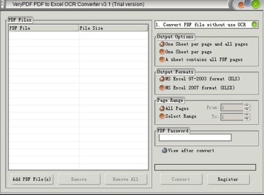 VeryPDF PDF to Excel OCR Converter v3.3-VeryPDF PDF to Excel OCR Converter v3.3免费下载