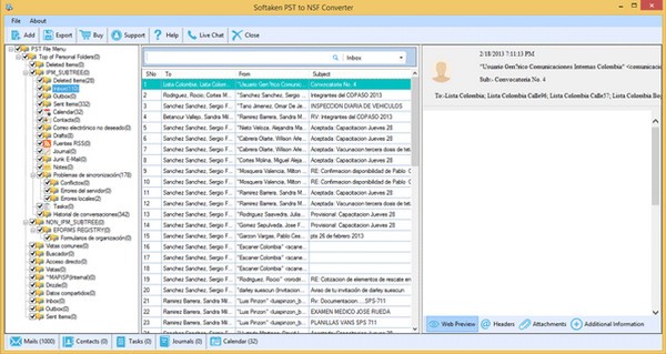 Softaken PST to NSF Converter(PST转NSF转换器) v1.4-Softaken PST to NSF Converter(PST转NSF转换器) v1.4免费下载