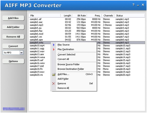 AIFF MP3 Converter(AIFF转MP3工具) v3.5下载