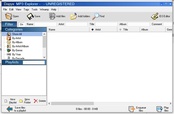 Dapyx MP3 Explorer(MP3文件管理器) v2.09-Dapyx MP3 Explorer(MP3文件管理器) v2.09免费下载