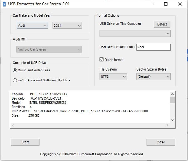 USB Formatter for Car Stereo(车载usb格式化工具) v2.03-USB Formatter for Car Stereo(车载usb格式化工具) v2.03免费下载