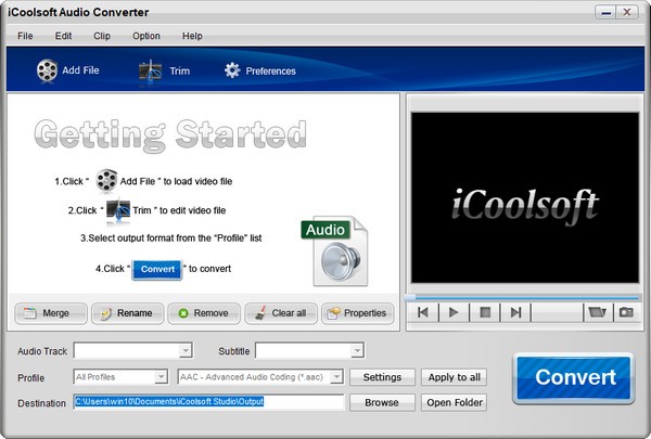 iCoolsoft Audio Converter(音频格式转换工具) v3.1.12-iCoolsoft Audio Converter(音频格式转换工具) v3.1.12免费下载