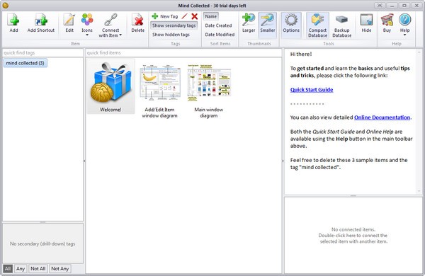 Mind Collected(文档标签收藏工具) v1.00.39截图 Mind Collected(文档标签收藏工具) v1.00.39-Mind Collected(文档标签收藏工具) v1.00.39免费下载