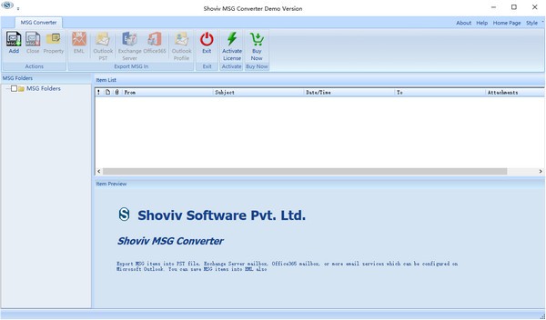 Shoviv MSG Converter(MSG转换器) v21.8-Shoviv MSG Converter(MSG转换器) v21.8免费下载