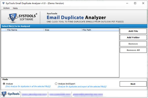 SysTools Email Duplicate Analyzer(重复邮件清理工具) v1.2-SysTools Email Duplicate Analyzer(重复邮件清理工具) v1.2免费下载
