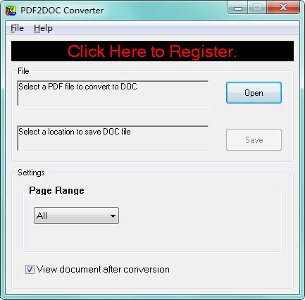 PDF2DOC Converter(PDF转换工具) v3.2截图 PDF2DOC Converter(PDF转换工具) v3.2-PDF2DOC Converter(PDF转换工具) v3.2免费下载