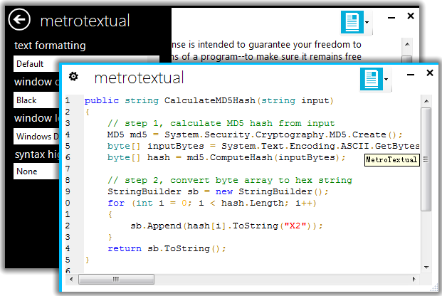 metro文本编辑器(MetroTextual) v2.0.6-metro文本编辑器(MetroTextual) v2.0.6免费下载