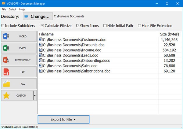 VovSoft Document Manager(文档管理工具) v1.6截图 VovSoft Document Manager(文档管理工具) v1.6-VovSoft Document Manager(文档管理工具) v1.6免费下载
