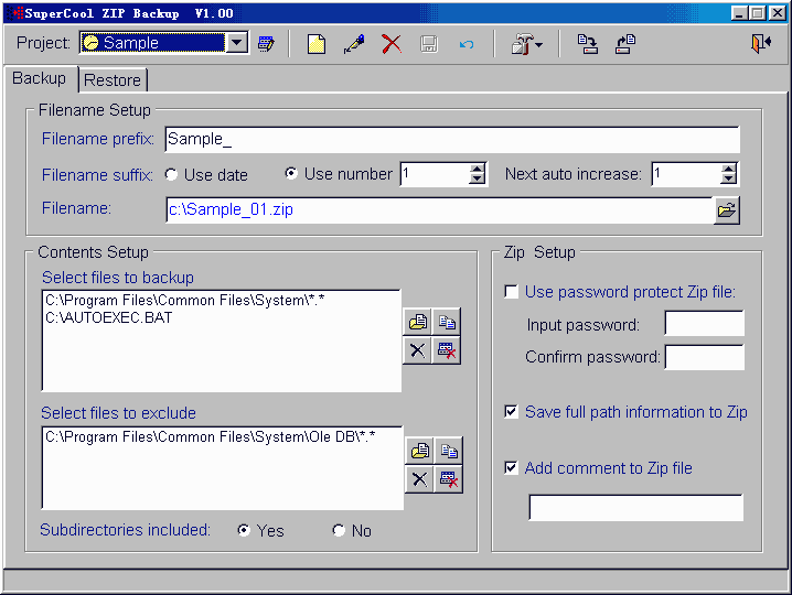 SuperCool ZIP Backup v1.85-SuperCool ZIP Backup v1.85免费下载
