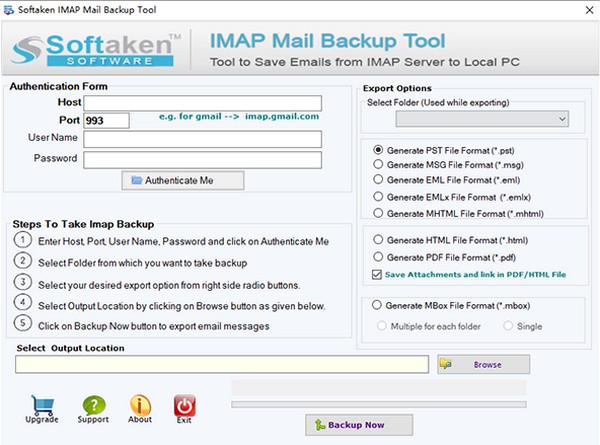 Softaken IMAP Mail Backup Tool(邮件备份工具) v1.3-Softaken IMAP Mail Backup Tool(邮件备份工具) v1.3免费下载