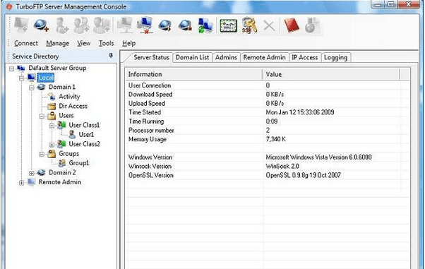 TurboFTP Server v6.92.1233截图 TurboFTP Server v6.92.1233-TurboFTP Server v6.92.1233免费下载
