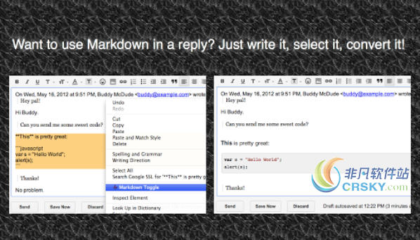 Markdown Here for Chrome v2.12.2截图 Markdown Here for Chrome v2.12.2-Markdown Here for Chrome v2.12.2免费下载