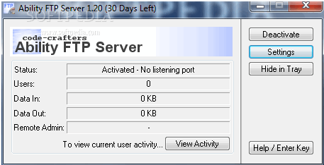 Ability FTP Server v2.1.8截图 Ability FTP Server v2.1.8-Ability FTP Server v2.1.8免费下载
