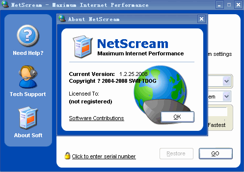 NetScream(网络加速软件) v1.8.4.3-NetScream(网络加速软件) v1.8.4.3免费下载