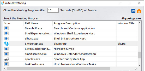 AutoLeaveMeeting v1.1截图 AutoLeaveMeeting v1.1-AutoLeaveMeeting v1.1免费下载