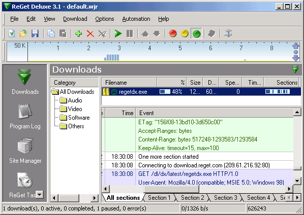 ReGet Deluxe v5.4-ReGet Deluxe v5.4免费下载