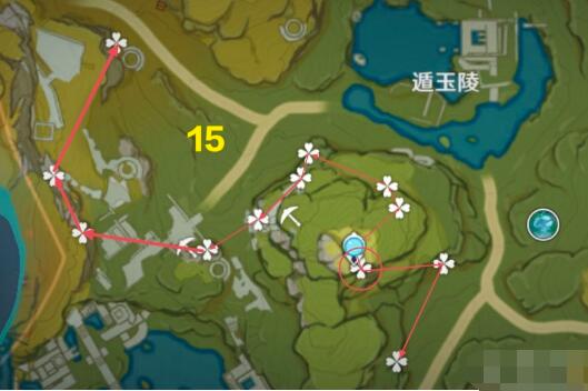 琉璃袋最佳采集路线