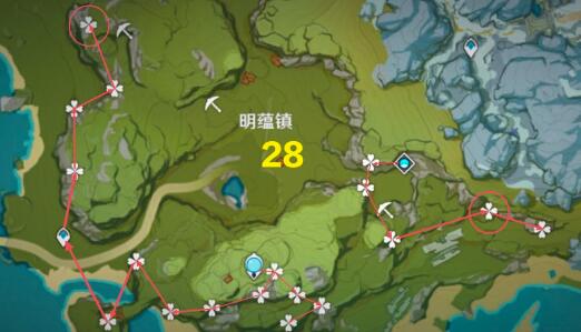 琉璃袋最佳采集路线