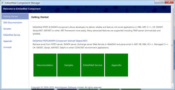EAGetMail Component Manager(电子邮件组件管理工具) v5.2.1.10截图 EAGetMail Component Manager(电子邮件组件管理工具) v5.2.1.10-EAGetMail Component Manager(电子邮件组件管理工具) v5.2.1.10免费下载