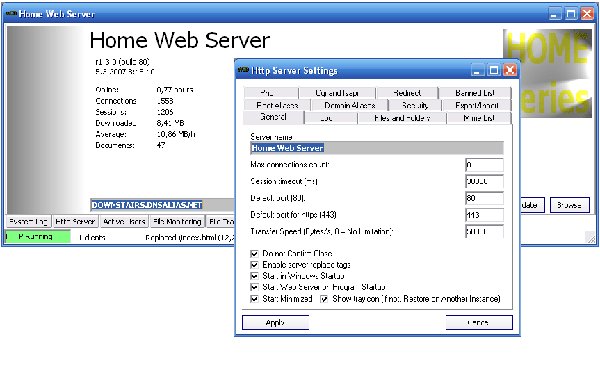 Home Web Server v1.9.1.167-Home Web Server v1.9.1.167免费下载