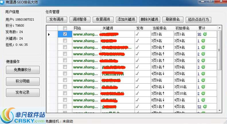 商道通SEO排名大师 v1.04截图 商道通SEO排名大师 v1.04-商道通SEO排名大师 v1.04免费下载