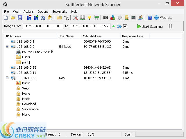 Network Scanner(局域网IP扫描工具) v7.2.14截图 Network Scanner(局域网IP扫描工具) v7.2.14-Network Scanner(局域网IP扫描工具) v7.2.14免费下载