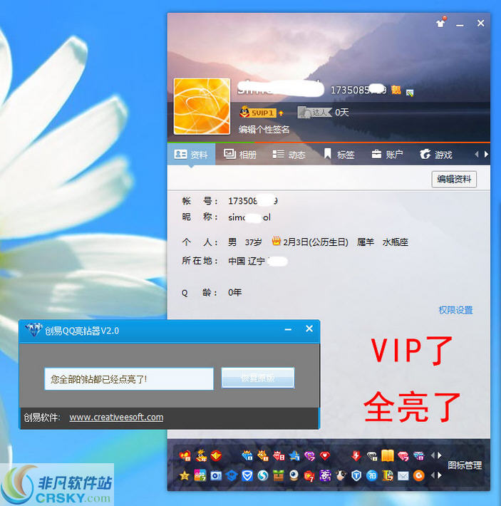 飞扬QQ亮钻器 v2.4-飞扬QQ亮钻器 v2.4免费下载