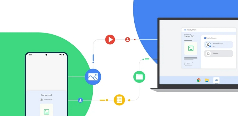 Google附近分享NearbyShare v1.11截图 Google附近分享NearbyShare v1.11-Google附近分享NearbyShare v1.11免费下载
