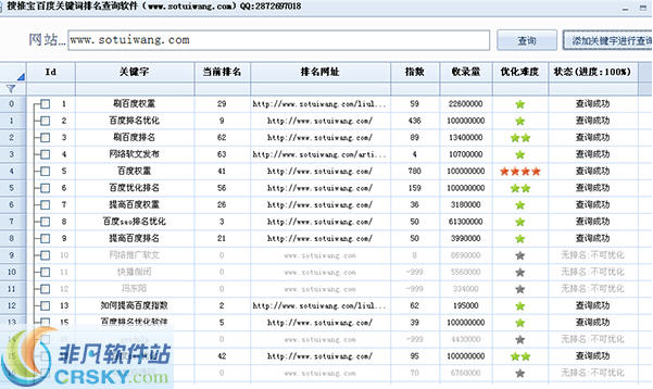 搜推宝百度关键词排名查询软件 v1.4-搜推宝百度关键词排名查询软件 v1.4免费下载