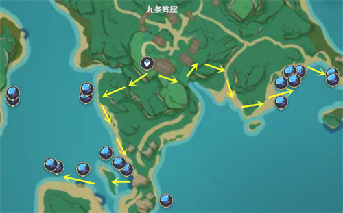 海灵芝采集路线