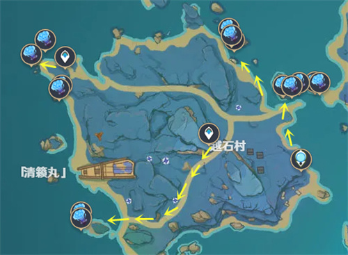 海灵芝采集路线