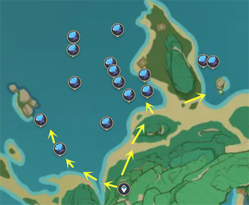海灵芝采集路线
