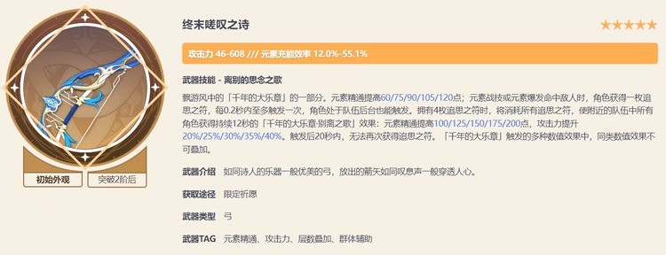 原珐露珊圣遗物搭配
