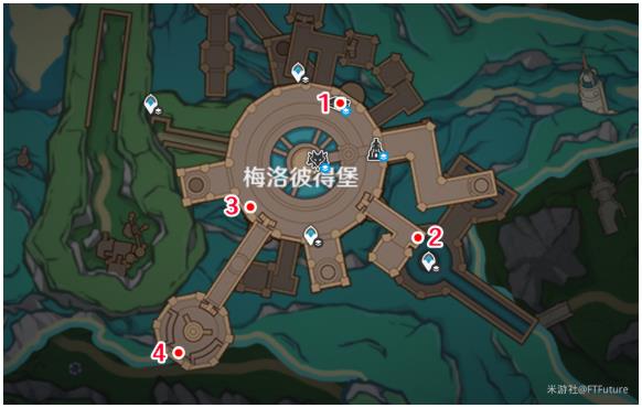 原神梅洛彼得堡宝箱位置分布-梅洛彼得堡宝箱在哪