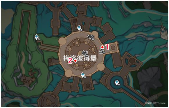 原神梅洛彼得堡宝箱位置分布-梅洛彼得堡宝箱在哪