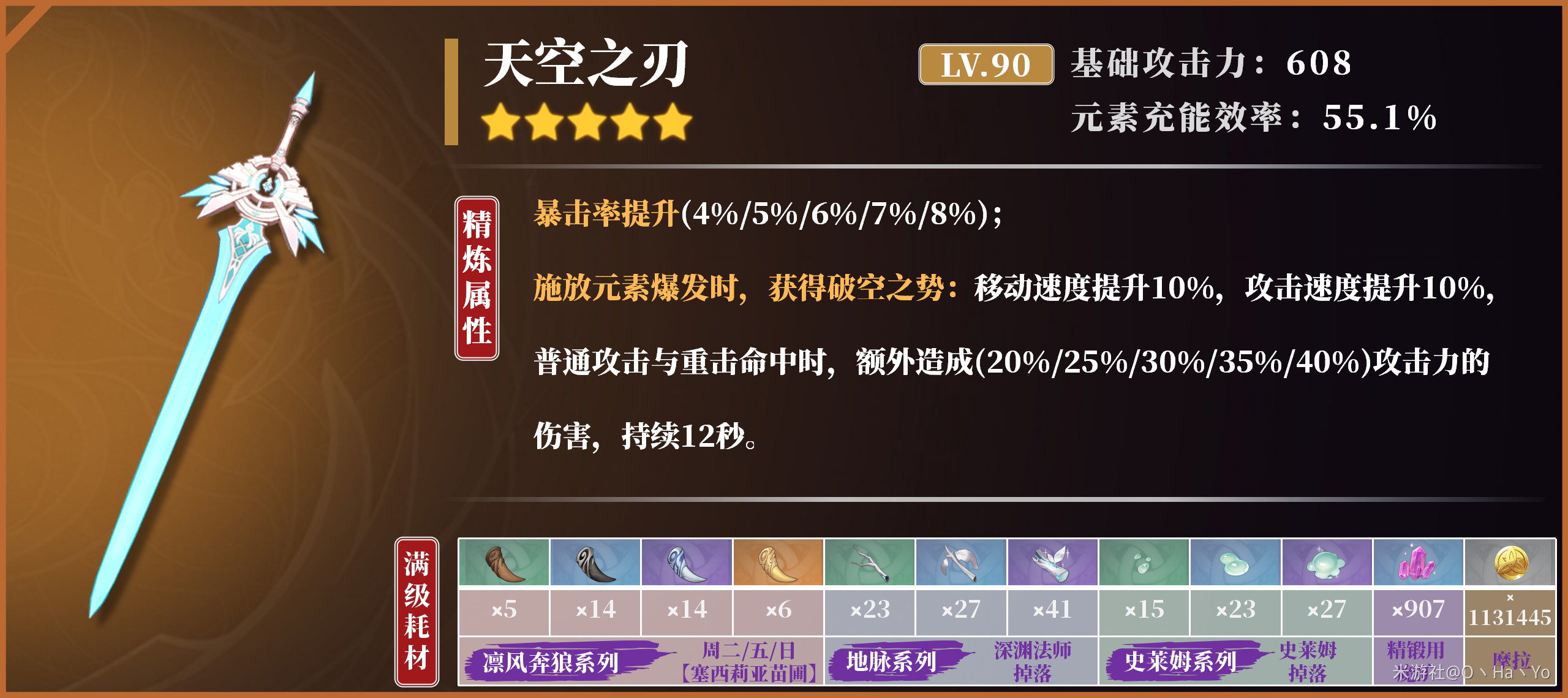 原神神里绫华圣遗物词条推荐-原神神里绫华武器四星推荐