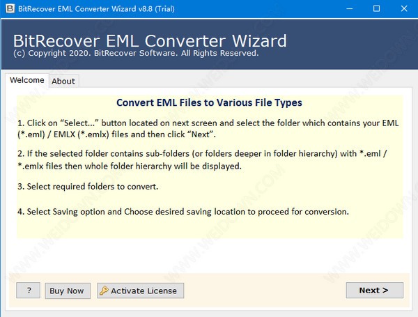 BitRecover EML Converter Wizard(EML文件转换工具) v9.5-BitRecover EML Converter Wizard(EML文件转换工具) v9.5免费下载