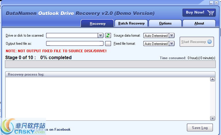 DataNumen Outlook Drive Recovery v2.5截图 DataNumen Outlook Drive Recovery v2.5-DataNumen Outlook Drive Recovery v2.5免费下载