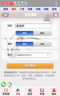 免费姓名测试打分平台