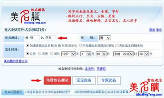小孩起名字测试打分